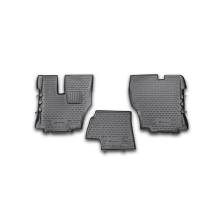 Rugs in the salon Hino 500, 2010-2016 3 pcs. (polyurethane)