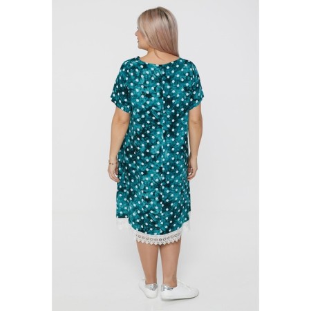 Female dress, size 52, light green color-4