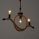 Bayerlux chandelier "Gablis" 3he27 Black 70x10x65cm
