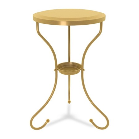 Journal table, 470x470x600, gold