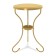 Journal table, 470x470x600, gold