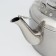 A kettle with a stainless steel whistle, 3.6 liters, the color is chrome