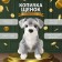 Piggy bank "Mittel puppy" height 17 cm, width 11.5 cm, length 16.5 cm