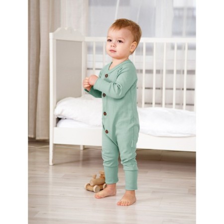 Kumineson on buttons for children's fashion, height 80 cm, green color-3