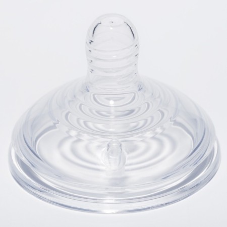 Nipple for a bottle, +6 months., Fast stream, wide throat 50mm.-3