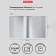 Set of covers PP 10 pcs, 212 x 347 mm, 80 μm, Erichkrause, Fizzy Clear, for notebooks and diaries, with embossing, fixed