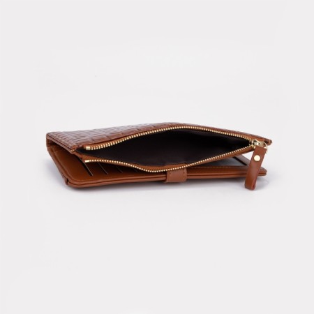 Women's wallet on the button, redhead color-3