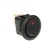 Clivant switch Rexant RWB-215, Round, 12 V, 16A (3C), On-OFF, black, with red under