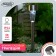 Garden lamp on the sunny battery "Trapezius", 5.3 × 38 × 5.3 cm, 1 LED, glow white