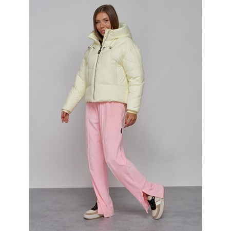 Winter jacket, size 46, light yellow color-1