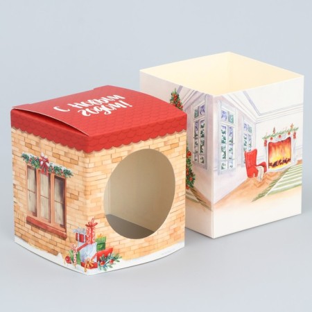 Bonbonerka "Cozy New Year", 6 x 7 x 6 cm, New Year-2
