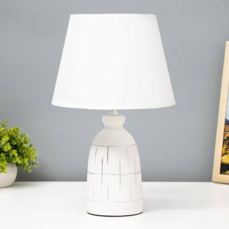 Mercury table lamp E14 40W white 22.5x22.5x36cm Risalux