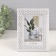 Photo frame plastic 10x15 cm "Silver crystals" white 1.3x14.5x19.5 cm