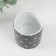 Bank for candles ceramics "Rays" 200 ml 7.3x7.3x7.3 cm
