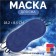 Mask for sleeping "plain", 18.2 × 8.5 cm, double elastic, color mix