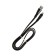 Microusb cable - usb, 2.4 a, braid fabric, flat, 1 meter, black