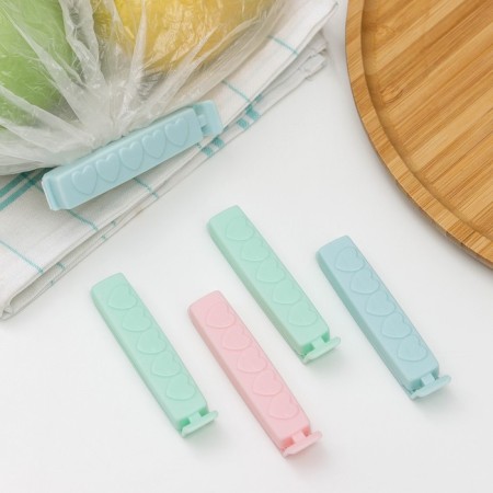 Clamps for the package of the share, 8 cm, 5 pcs, color mix-1