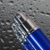 Perfume bottle, with a spray, 10 ml, blue color