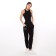 Women's trousers, black color, size 46