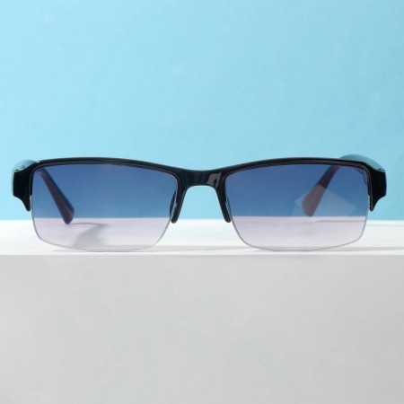 Ready glasses east 0056 tinted, black color, bending pipe, -4.5-2