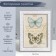 Photo frame plastic 13x18 cm "White" Double silver stroke 21.2x16.2 cm