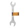 ROVER TUNDRO, chrome -plated key, 24 x 27 mm