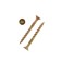 Structural self -tapping infix, 6x60 mm, test, Torx 30, yellow zinc, 100 pcs.
