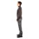 Payer Sweatshirt "Tahoe", fleece 150g, graphite, river 44-46 Height 170-176