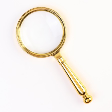 Lupa gold, multiplicity 3, lens 75mm, 20cm