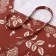 Apron Ethel "New Year’s Plants" 60x70 cm, 100% HL, Rogozhka 186 g/m2
