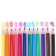 Colored pencils in a tube, 12 colors, trihedral, puppy patrol
