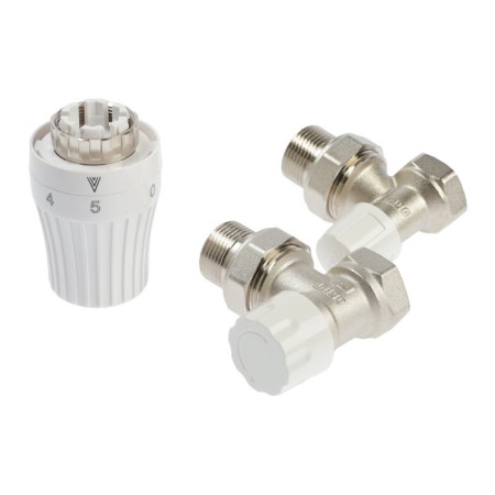 The thermostatic OGINT set, for the radiator, 3B1, corner, 3/4 ", PN10, M30x1.5, 6-28 ° C-1