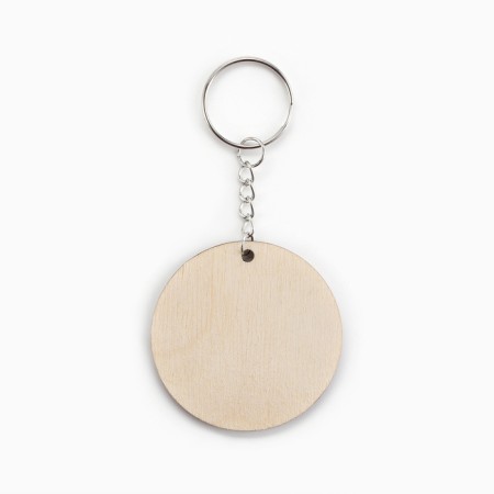 Key keychain wooden "best man", 5 x 5 cm-3