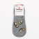 Women's socks, gray color, size 23-25