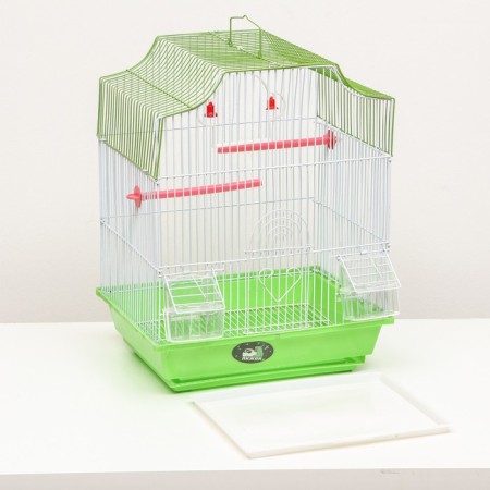 Poultry cell is equipped BD-2/4F, 34 x 27 x 44 cm, green-6