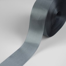 Satin tape, 50 mm × 100 ± 5 m, silver color