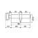Cylinder mechanism standard MAX, 80 mm (40x40V), 5 keys, key/turntable, antique bronze 106639