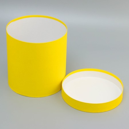 Round box "Yellow" 23*23*23cm-4
