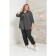 Female shirt, size 58, black color
