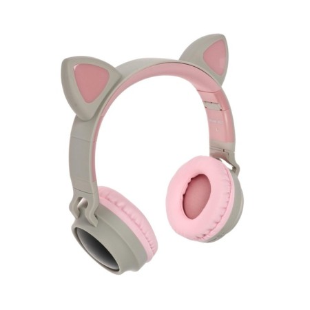 Hoco W27 headphones, wireless, invoices, microphone, BT 5.0, 300 mAh, backlight, gray-1