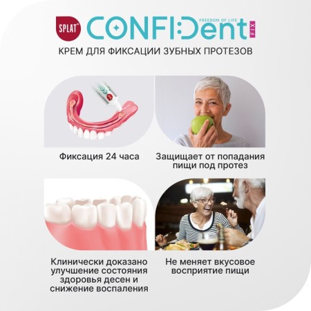 Splat Confident Fix prostheses "Neutral taste", 40 g-2