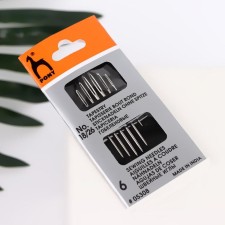 Sewing needles for tapestry and knitwear No. 18-26, 6 pcs