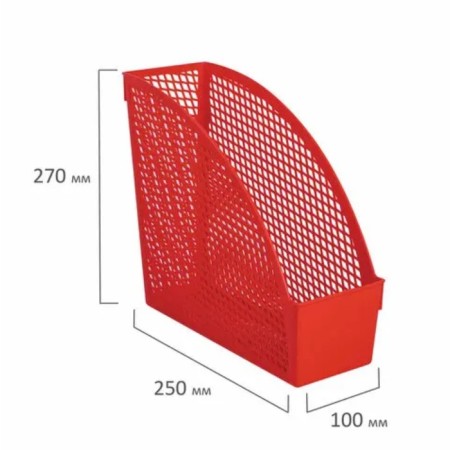 Paper tray Vertical Calligrata Office Class for Papers, Red