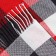 Picnic Picnic 170x210cm, white/red/anthracite color, cotton 20%, pan 40%, polyester 40%