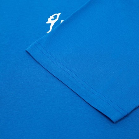 President T -shirt Sports. Figure skating, size, l, blue color-14