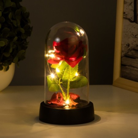 Night rose -rose LED 3XAG10 8.5x8.5x15.5 cm-1