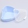 Corner toilet for rabbits and ferrets "Pijon", 24 x 18 x 11 cm, blue