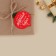 Schildik decorative for a gift of "Bright Holidays", 5.2 x 7 cm, New Year