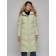 Coat insulated winter female, size 48, color light green