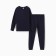 Set for boys (jumper, trousers), thermo, dark blue color, height 128 cm